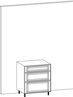 Base Cabinet, 3 Drawer