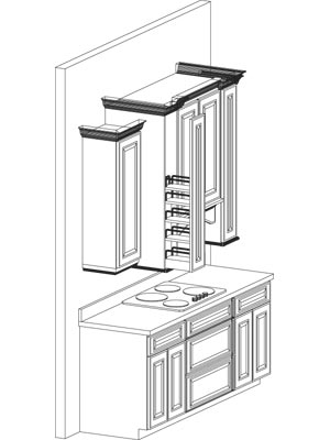 Decorative Exhaust Hood Option 9