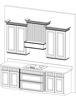 Decorative Exhaust Hood Option 11